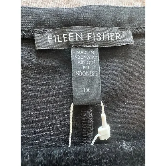Eileen Fisher Cotton Ponte Lantern Jumpsuit Size 1X NWT